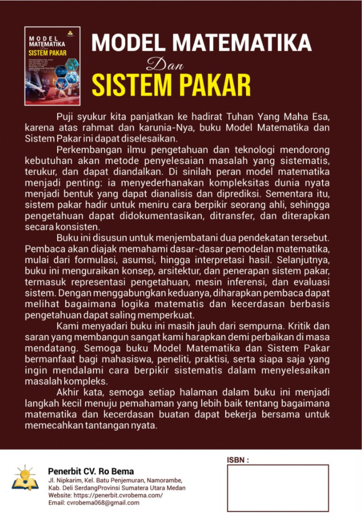 MODEL MATEMATIKA DAN SISTEM PAKAR - Image 2